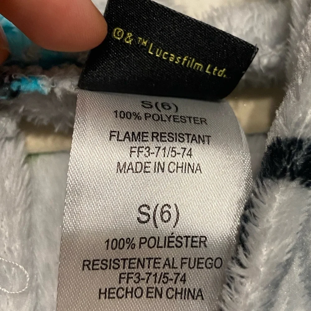 Little Boys Star Wars Grey Baby Yoda Soft Robe Small 6